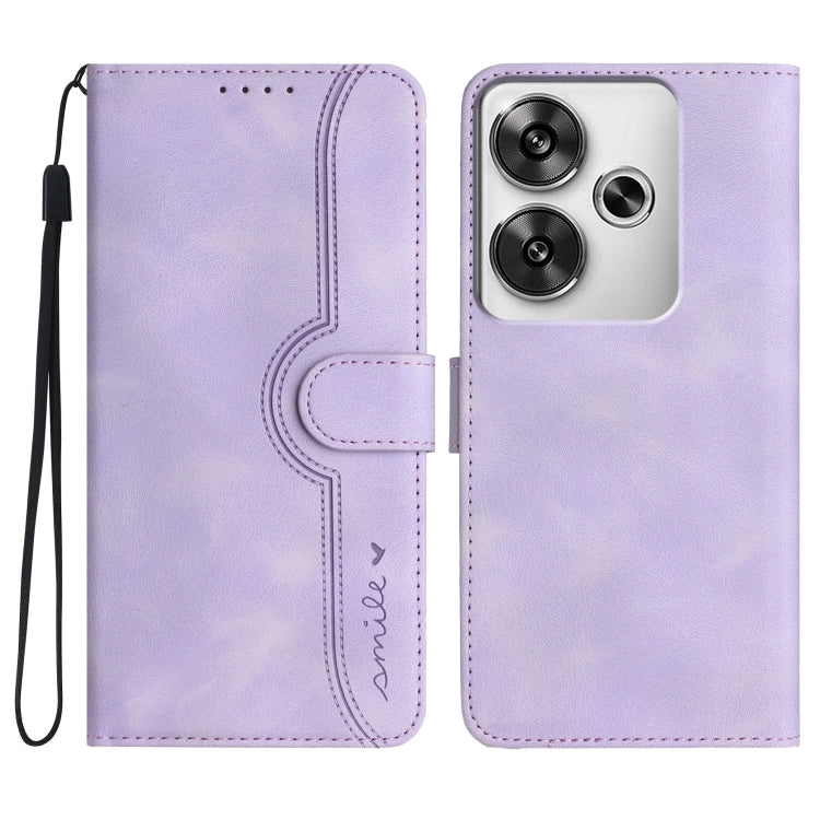 Heart Pattern Skin Feel Leather Phone Case, For Redmi Note 14 4G 163.25mm, For Redmi Note 14 5G, For Redmi Note 14 Pro+ 5G, For Redmi Note 14 Pro 5G, For Xiaomi Redmi 13 4G, For Redmi Turbo 3 / Poco F6, For Redmi Note 13R Pro / Poco X6 Neo             ...