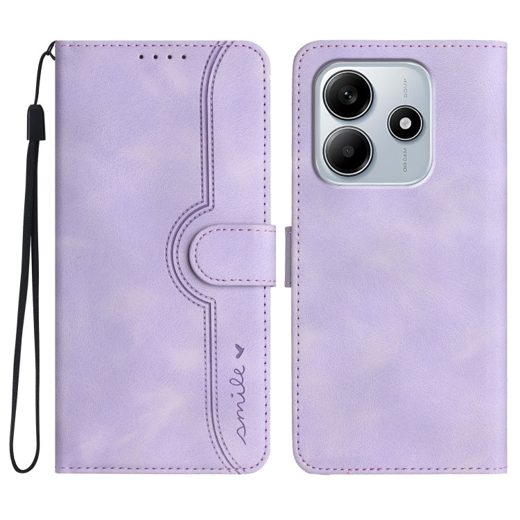 Heart Pattern Skin Feel Leather Phone Case, For Redmi Note 14 4G 163.25mm, For Redmi Note 14 5G, For Redmi Note 14 Pro+ 5G, For Redmi Note 14 Pro 5G, For Xiaomi Redmi 13 4G, For Redmi Turbo 3 / Poco F6, For Redmi Note 13R Pro / Poco X6 Neo             ...