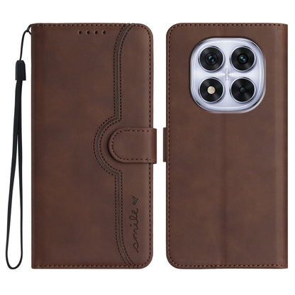 Heart Pattern Skin Feel Leather Phone Case, For Redmi Note 14 4G 163.25mm, For Redmi Note 14 5G, For Redmi Note 14 Pro+ 5G, For Redmi Note 14 Pro 5G, For Xiaomi Redmi 13 4G, For Redmi Turbo 3 / Poco F6, For Redmi Note 13R Pro / Poco X6 Neo             ...