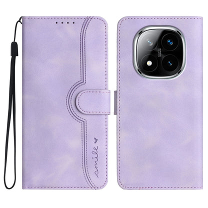 Heart Pattern Skin Feel Leather Phone Case, For Redmi Note 14 4G 163.25mm, For Redmi Note 14 5G, For Redmi Note 14 Pro+ 5G, For Redmi Note 14 Pro 5G, For Xiaomi Redmi 13 4G, For Redmi Turbo 3 / Poco F6, For Redmi Note 13R Pro / Poco X6 Neo             ...