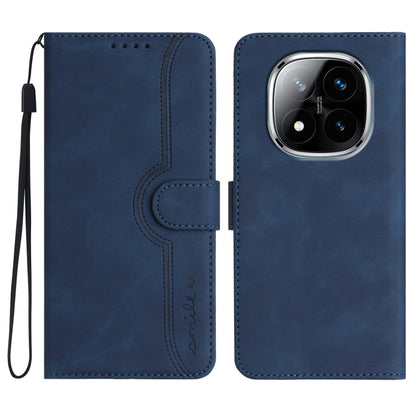 Heart Pattern Skin Feel Leather Phone Case, For Redmi Note 14 4G 163.25mm, For Redmi Note 14 5G, For Redmi Note 14 Pro+ 5G, For Redmi Note 14 Pro 5G, For Xiaomi Redmi 13 4G, For Redmi Turbo 3 / Poco F6, For Redmi Note 13R Pro / Poco X6 Neo             ...