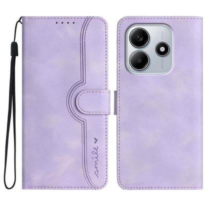 Heart Pattern Skin Feel Leather Phone Case, For Redmi Note 14 4G 163.25mm, For Redmi Note 14 5G, For Redmi Note 14 Pro+ 5G, For Redmi Note 14 Pro 5G, For Xiaomi Redmi 13 4G, For Redmi Turbo 3 / Poco F6, For Redmi Note 13R Pro / Poco X6 Neo             ...