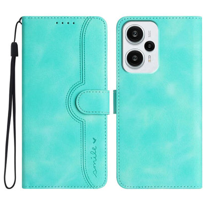 Heart Pattern Skin Feel Leather Phone Case, For Redmi Note 14 4G 163.25mm, For Redmi Note 14 5G, For Redmi Note 14 Pro+ 5G, For Redmi Note 14 Pro 5G, For Xiaomi Redmi 13 4G, For Redmi Turbo 3 / Poco F6, For Redmi Note 13R Pro / Poco X6 Neo             ...