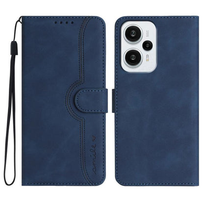 Heart Pattern Skin Feel Leather Phone Case, For Redmi Note 14 4G 163.25mm, For Redmi Note 14 5G, For Redmi Note 14 Pro+ 5G, For Redmi Note 14 Pro 5G, For Xiaomi Redmi 13 4G, For Redmi Turbo 3 / Poco F6, For Redmi Note 13R Pro / Poco X6 Neo             ...