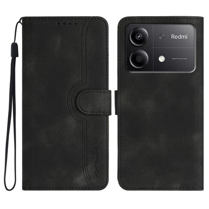 Heart Pattern Skin Feel Leather Phone Case, For Redmi Note 14 4G 163.25mm, For Redmi Note 14 5G, For Redmi Note 14 Pro+ 5G, For Redmi Note 14 Pro 5G, For Xiaomi Redmi 13 4G, For Redmi Turbo 3 / Poco F6, For Redmi Note 13R Pro / Poco X6 Neo             ...