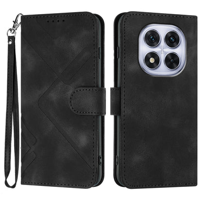 Line Pattern Skin Feel Leather Phone Case, For Redmi Note 14 4G 163.25mm, For Redmi Note 14 5G, For Redmi Note 14 Pro+ 5G, For Redmi Note 14 Pro 5G, For Redmi 13 4G, For Redmi Turbo 3 / Poco F6, For Redmi Note 13R Pro / Poco X6 Neo                     ...