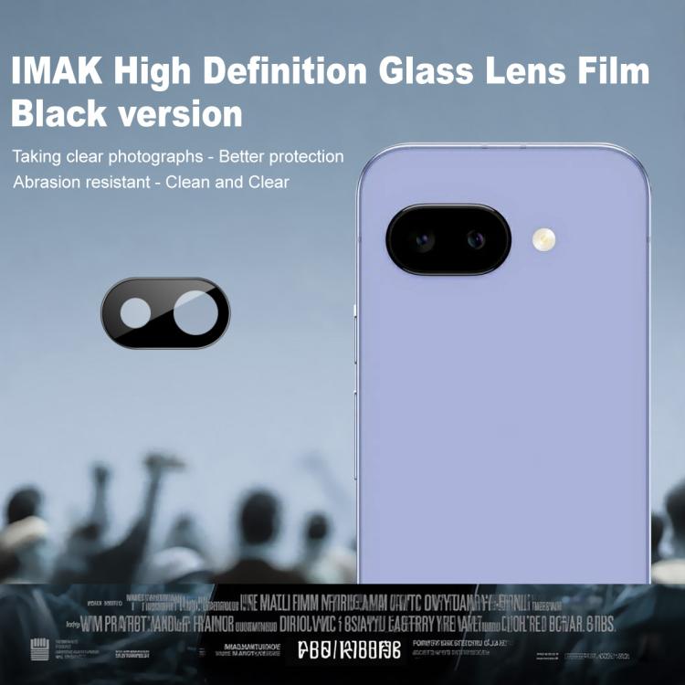 IMAK Rear Camera Lens Glass Film Black Version, For Google Pixel 10a, For Google Pixel 10 Pro Fold, For Google Pixel 10 Pro XL, For Google Pixel 10 Pro, For Google Pixel 10, For Google Pixel 9a, For Google Pixel 9 Pro XL, For Google Pixel 9 Pro Fold   ...