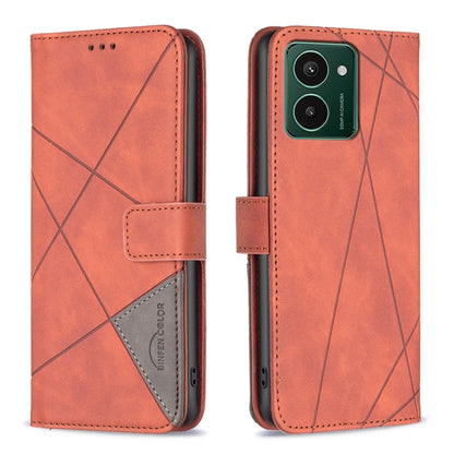 Magnetic Buckle Rhombus Texture Leather Phone Case, For HMD Pulse PRO / Pulse / Pulse+