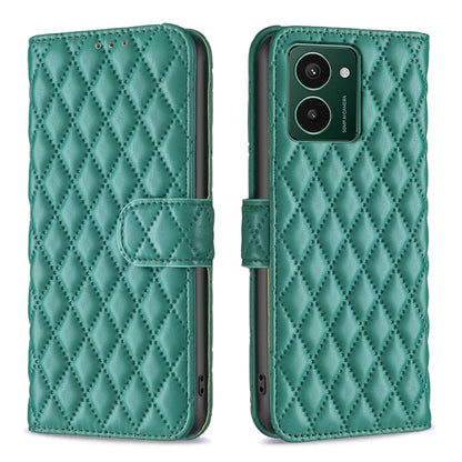 Diamond Lattice Wallet Flip Leather Phone Case, For HMD Pulse PRO / Pulse / Pulse+