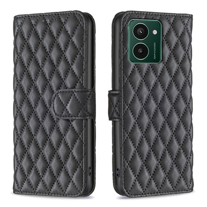 Diamond Lattice Wallet Flip Leather Phone Case, For HMD Pulse PRO / Pulse / Pulse+