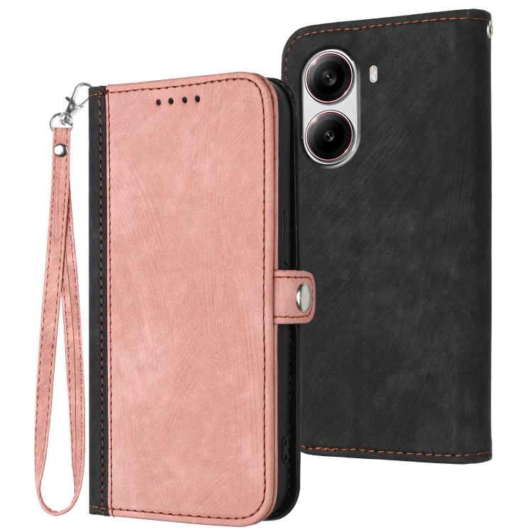 Side Buckle Double Fold Hand Strap Leather Phone Case, For Redmi A7 Pro 171mm / Poco C85x 5G, For Redmi Turbo 5 Max / Poco X8 Pro Max, For Redmi Turbo 5 5G / Poco X8 Pro 5G, For Redmi Note 15 4G / 5G 164mm / Poco M8 5G                                  ...