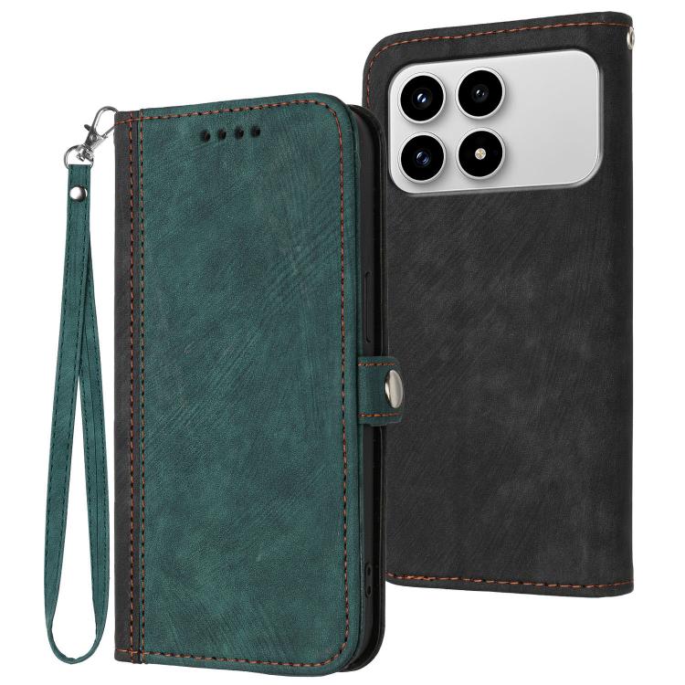 Side Buckle Double Fold Hand Strap Leather Phone Case, For Redmi A7 Pro 171mm / Poco C85x 5G, For Redmi Turbo 5 Max / Poco X8 Pro Max, For Redmi Turbo 5 5G / Poco X8 Pro 5G, For Redmi Note 15 4G / 5G 164mm / Poco M8 5G                                  ...