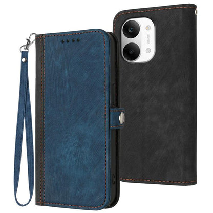 Side Buckle Double Fold Hand Strap Leather Phone Case, For Redmi A7 Pro 171mm / Poco C85x 5G, For Redmi Turbo 5 Max / Poco X8 Pro Max, For Redmi Turbo 5 5G / Poco X8 Pro 5G, For Redmi Note 15 4G / 5G 164mm / Poco M8 5G                                  ...