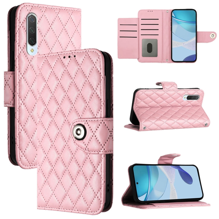 Rhombic Texture Flip Leather Phone Case with Lanyard, For Xiaomi Mi CC9 / Mi 9 Lite, For Xiaomi Mi CC9e / Mi A3