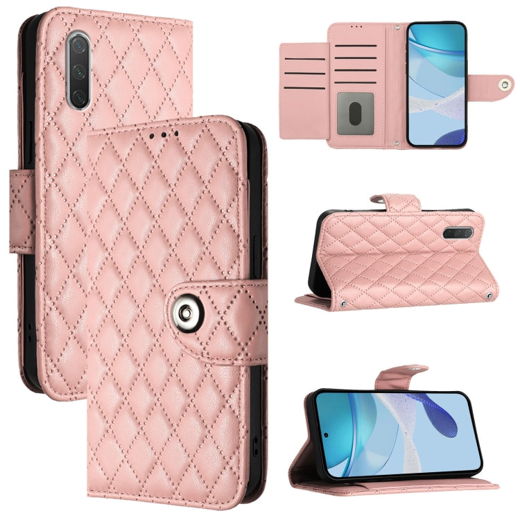 Rhombic Texture Flip Leather Phone Case with Lanyard, For Xiaomi Mi CC9 / Mi 9 Lite, For Xiaomi Mi CC9e / Mi A3