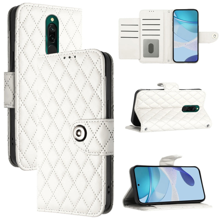 Rhombic Texture Flip Leather Phone Case with Lanyard, For Redmi 9 / 9 Prime India, For Redmi Note 10 5G / Note 10T 5G, For Redmi K40 / K40 Pro, For Redmi Note 10 Pro / Note 10 Pro Max, For Redmi Note 10 Pro India, For Redmi 9 Power / 9T Global         ...