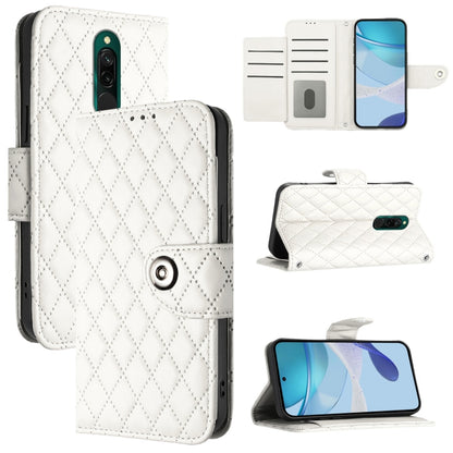 Rhombic Texture Flip Leather Phone Case with Lanyard, For Redmi 9 / 9 Prime India, For Redmi Note 10 5G / Note 10T 5G, For Redmi K40 / K40 Pro, For Redmi Note 10 Pro / Note 10 Pro Max, For Redmi Note 10 Pro India, For Redmi 9 Power / 9T Global         ...