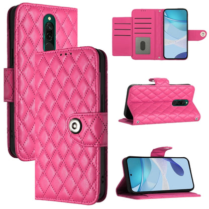 Rhombic Texture Flip Leather Phone Case with Lanyard, For Redmi 9 / 9 Prime India, For Redmi Note 10 5G / Note 10T 5G, For Redmi K40 / K40 Pro, For Redmi Note 10 Pro / Note 10 Pro Max, For Redmi Note 10 Pro India, For Redmi 9 Power / 9T Global         ...
