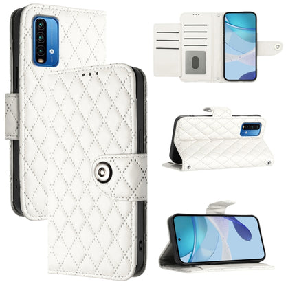Rhombic Texture Flip Leather Phone Case with Lanyard, For Redmi 9 / 9 Prime India, For Redmi Note 10 5G / Note 10T 5G, For Redmi K40 / K40 Pro, For Redmi Note 10 Pro / Note 10 Pro Max, For Redmi Note 10 Pro India, For Redmi 9 Power / 9T Global         ...