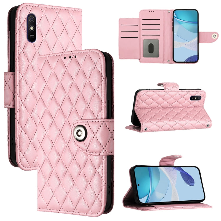 Rhombic Texture Flip Leather Phone Case with Lanyard, For Redmi A1 / A2, For Redmi 10 Prime+ 5G India, For Redmi 11 Prime 5G / Redmi 10 5G, For Redmi Note 11R / Note 11E, For Redmi K50 Ultra, For Redmi Note 10 4G / Note 10S, For Redmi Note 11 SE India ...