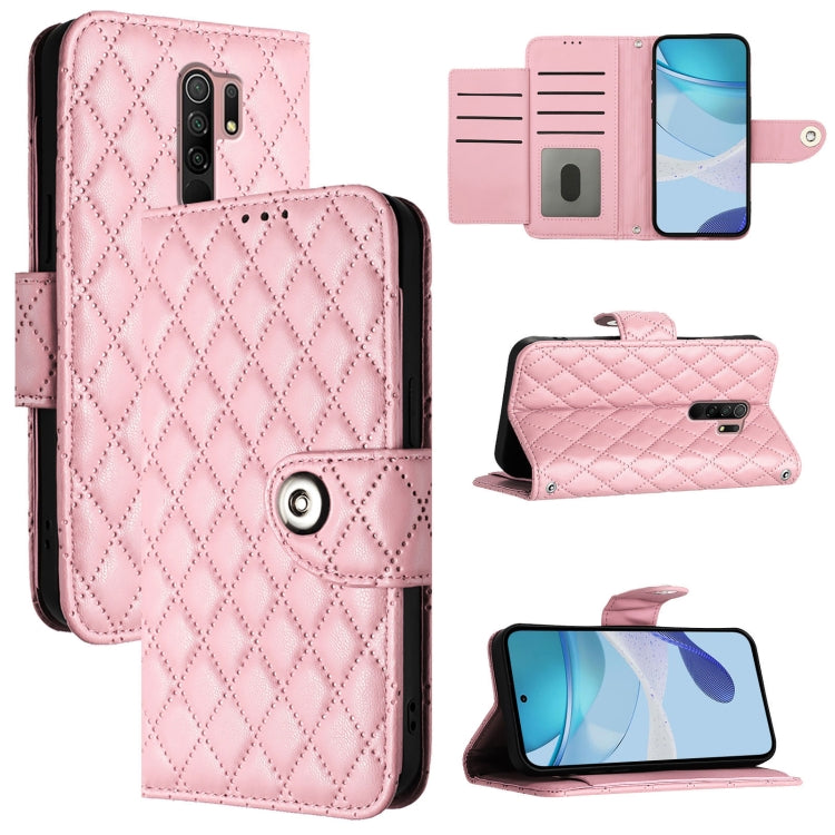 Rhombic Texture Flip Leather Phone Case with Lanyard, For Redmi 9 / 9 Prime India, For Redmi Note 10 5G / Note 10T 5G, For Redmi K40 / K40 Pro, For Redmi Note 10 Pro / Note 10 Pro Max, For Redmi Note 10 Pro India, For Redmi 9 Power / 9T Global         ...
