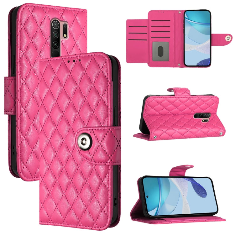 Rhombic Texture Flip Leather Phone Case with Lanyard, For Redmi 9 / 9 Prime India, For Redmi Note 10 5G / Note 10T 5G, For Redmi K40 / K40 Pro, For Redmi Note 10 Pro / Note 10 Pro Max, For Redmi Note 10 Pro India, For Redmi 9 Power / 9T Global         ...