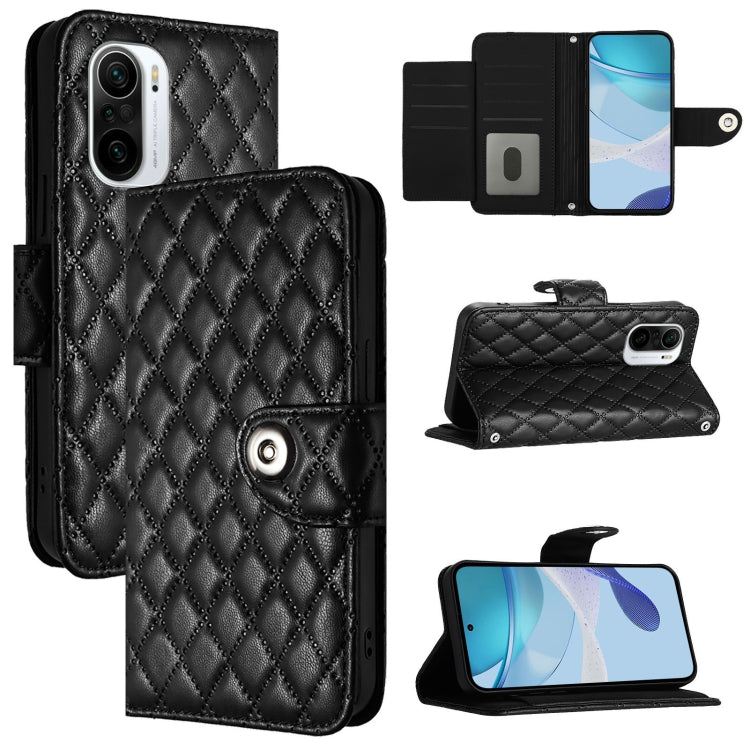 Rhombic Texture Flip Leather Phone Case with Lanyard, For Redmi 9 / 9 Prime India, For Redmi Note 10 5G / Note 10T 5G, For Redmi K40 / K40 Pro, For Redmi Note 10 Pro / Note 10 Pro Max, For Redmi Note 10 Pro India, For Redmi 9 Power / 9T Global         ...