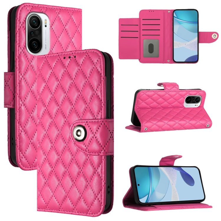 Rhombic Texture Flip Leather Phone Case with Lanyard, For Redmi 9 / 9 Prime India, For Redmi Note 10 5G / Note 10T 5G, For Redmi K40 / K40 Pro, For Redmi Note 10 Pro / Note 10 Pro Max, For Redmi Note 10 Pro India, For Redmi 9 Power / 9T Global         ...
