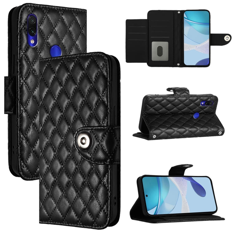 Rhombic Texture Flip Leather Phone Case with Lanyard, For Redmi 9 / 9 Prime India, For Redmi Note 10 5G / Note 10T 5G, For Redmi K40 / K40 Pro, For Redmi Note 10 Pro / Note 10 Pro Max, For Redmi Note 10 Pro India, For Redmi 9 Power / 9T Global         ...