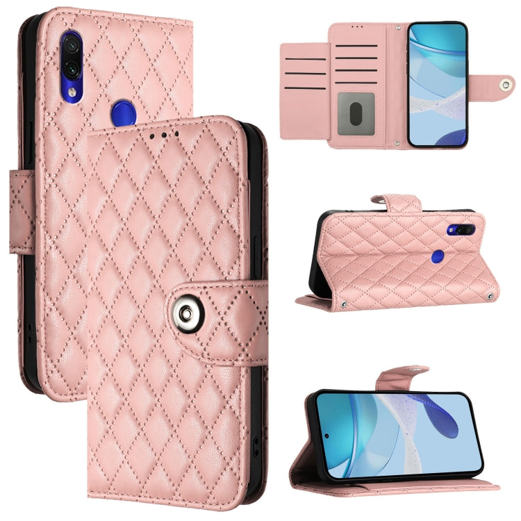 Rhombic Texture Flip Leather Phone Case with Lanyard, For Redmi 9 / 9 Prime India, For Redmi Note 10 5G / Note 10T 5G, For Redmi K40 / K40 Pro, For Redmi Note 10 Pro / Note 10 Pro Max, For Redmi Note 10 Pro India, For Redmi 9 Power / 9T Global         ...
