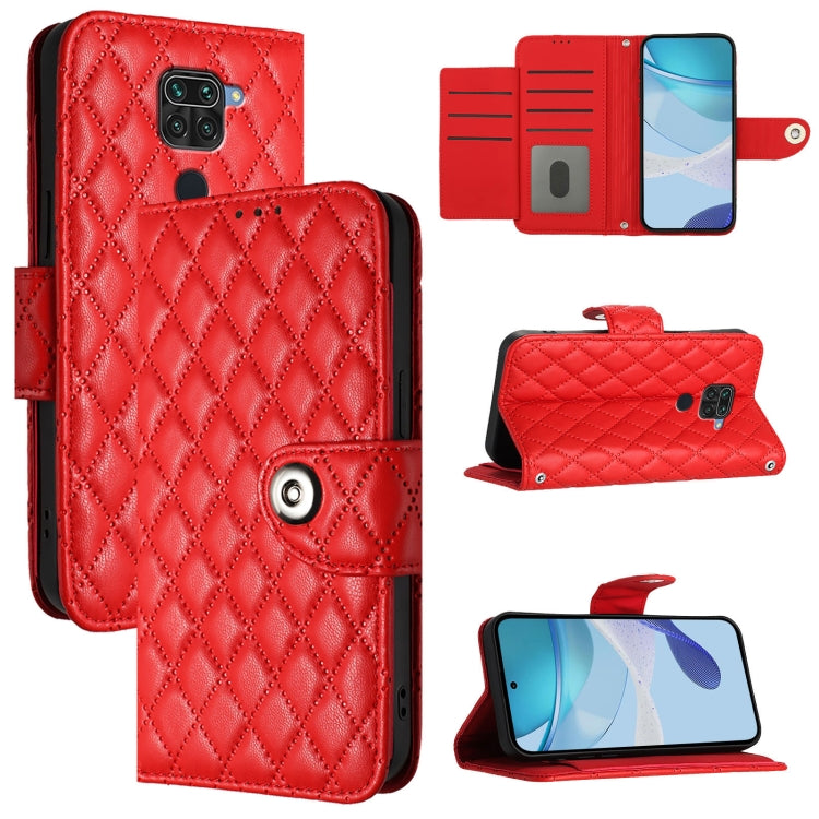 Rhombic Texture Flip Leather Phone Case with Lanyard, For Redmi 9 / 9 Prime India, For Redmi Note 10 5G / Note 10T 5G, For Redmi K40 / K40 Pro, For Redmi Note 10 Pro / Note 10 Pro Max, For Redmi Note 10 Pro India, For Redmi 9 Power / 9T Global         ...