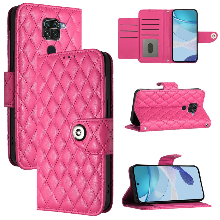 Rhombic Texture Flip Leather Phone Case with Lanyard, For Redmi 9 / 9 Prime India, For Redmi Note 10 5G / Note 10T 5G, For Redmi K40 / K40 Pro, For Redmi Note 10 Pro / Note 10 Pro Max, For Redmi Note 10 Pro India, For Redmi 9 Power / 9T Global         ...