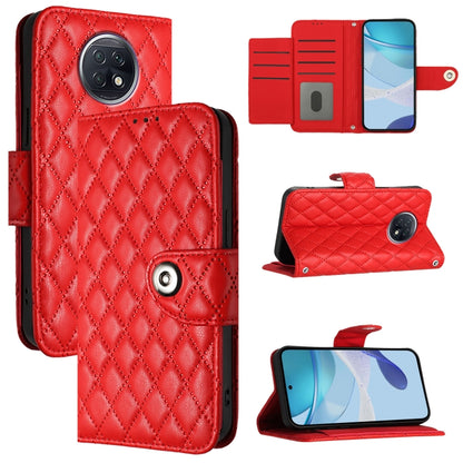 Rhombic Texture Flip Leather Phone Case with Lanyard, For Redmi 9 / 9 Prime India, For Redmi Note 10 5G / Note 10T 5G, For Redmi K40 / K40 Pro, For Redmi Note 10 Pro / Note 10 Pro Max, For Redmi Note 10 Pro India, For Redmi 9 Power / 9T Global         ...