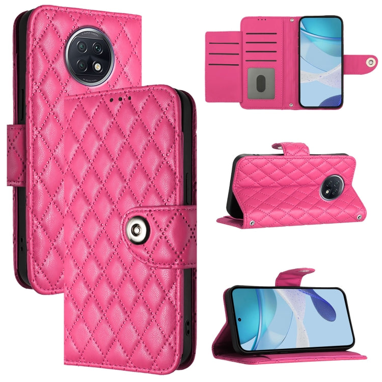 Rhombic Texture Flip Leather Phone Case with Lanyard, For Redmi 9 / 9 Prime India, For Redmi Note 10 5G / Note 10T 5G, For Redmi K40 / K40 Pro, For Redmi Note 10 Pro / Note 10 Pro Max, For Redmi Note 10 Pro India, For Redmi 9 Power / 9T Global         ...