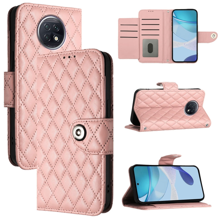 Rhombic Texture Flip Leather Phone Case with Lanyard, For Redmi 9 / 9 Prime India, For Redmi Note 10 5G / Note 10T 5G, For Redmi K40 / K40 Pro, For Redmi Note 10 Pro / Note 10 Pro Max, For Redmi Note 10 Pro India, For Redmi 9 Power / 9T Global         ...