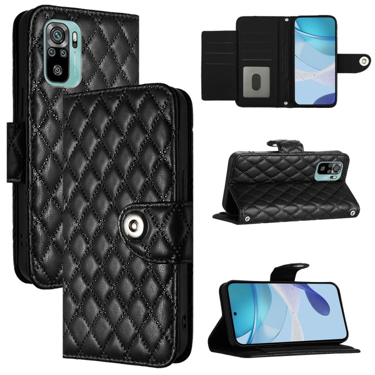 Rhombic Texture Flip Leather Phone Case with Lanyard, For Redmi A1 / A2, For Redmi 10 Prime+ 5G India, For Redmi 11 Prime 5G / Redmi 10 5G, For Redmi Note 11R / Note 11E, For Redmi K50 Ultra, For Redmi Note 10 4G / Note 10S, For Redmi Note 11 SE India ...