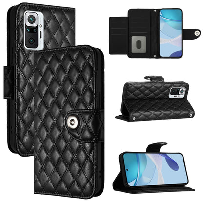 Rhombic Texture Flip Leather Phone Case with Lanyard, For Redmi 9 / 9 Prime India, For Redmi Note 10 5G / Note 10T 5G, For Redmi K40 / K40 Pro, For Redmi Note 10 Pro / Note 10 Pro Max, For Redmi Note 10 Pro India, For Redmi 9 Power / 9T Global         ...