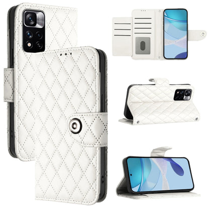 Rhombic Texture Flip Leather Phone Case with Lanyard, For Redmi A1 / A2, For Redmi 10 Prime+ 5G India, For Redmi 11 Prime 5G / Redmi 10 5G, For Redmi Note 11R / Note 11E, For Redmi K50 Ultra, For Redmi Note 10 4G / Note 10S, For Redmi Note 11 SE India ...