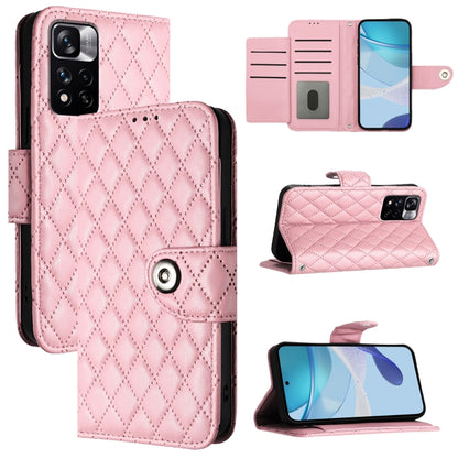 Rhombic Texture Flip Leather Phone Case with Lanyard, For Redmi A1 / A2, For Redmi 10 Prime+ 5G India, For Redmi 11 Prime 5G / Redmi 10 5G, For Redmi Note 11R / Note 11E, For Redmi K50 Ultra, For Redmi Note 10 4G / Note 10S, For Redmi Note 11 SE India ...