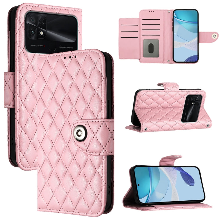 Rhombic Texture Flip Leather Phone Case with Lanyard, For Redmi A1 / A2, For Redmi 10 Prime+ 5G India, For Redmi 11 Prime 5G / Redmi 10 5G, For Redmi Note 11R / Note 11E, For Redmi K50 Ultra, For Redmi Note 10 4G / Note 10S, For Redmi Note 11 SE India ...