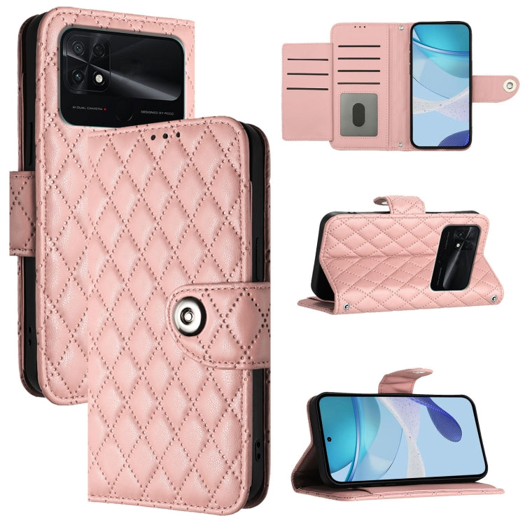 Rhombic Texture Flip Leather Phone Case with Lanyard, For Redmi A1 / A2, For Redmi 10 Prime+ 5G India, For Redmi 11 Prime 5G / Redmi 10 5G, For Redmi Note 11R / Note 11E, For Redmi K50 Ultra, For Redmi Note 10 4G / Note 10S, For Redmi Note 11 SE India ...