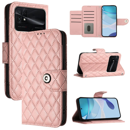 Rhombic Texture Flip Leather Phone Case with Lanyard, For Redmi A1 / A2, For Redmi 10 Prime+ 5G India, For Redmi 11 Prime 5G / Redmi 10 5G, For Redmi Note 11R / Note 11E, For Redmi K50 Ultra, For Redmi Note 10 4G / Note 10S, For Redmi Note 11 SE India ...