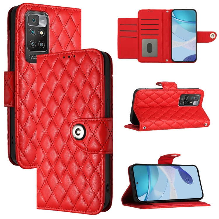 Rhombic Texture Flip Leather Phone Case with Lanyard, For Redmi A1 / A2, For Redmi 10 Prime+ 5G India, For Redmi 11 Prime 5G / Redmi 10 5G, For Redmi Note 11R / Note 11E, For Redmi K50 Ultra, For Redmi Note 10 4G / Note 10S, For Redmi Note 11 SE India ...