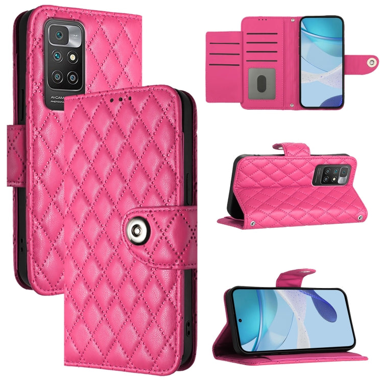 Rhombic Texture Flip Leather Phone Case with Lanyard, For Redmi A1 / A2, For Redmi 10 Prime+ 5G India, For Redmi 11 Prime 5G / Redmi 10 5G, For Redmi Note 11R / Note 11E, For Redmi K50 Ultra, For Redmi Note 10 4G / Note 10S, For Redmi Note 11 SE India ...