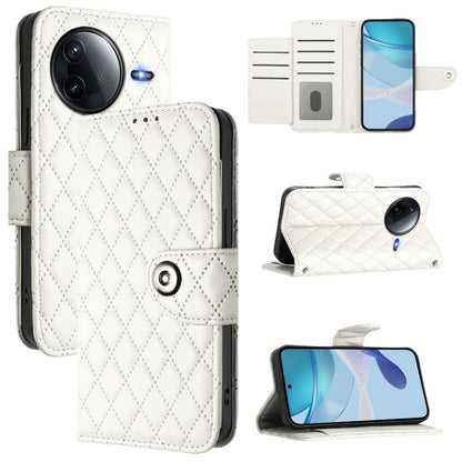 Rhombic Texture Flip Leather Phone Case with Lanyard, For Redmi K90 Max 5G, For Redmi A7 Pro 5G 171mm / Poco C81, For Redmi 15a 5G Global, For Redmi A5 4G 171.7mm / Poco C71 4G, For Redmi Turbo 5 5G Global / Poco X8 Pro                                 ...