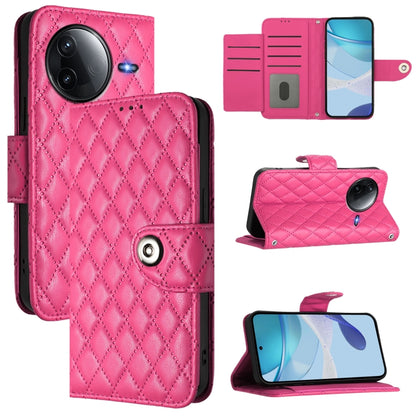 Rhombic Texture Flip Leather Phone Case with Lanyard, For Redmi K90 Max 5G, For Redmi A7 Pro 5G 171mm / Poco C81, For Redmi 15a 5G Global, For Redmi A5 4G 171.7mm / Poco C71 4G, For Redmi Turbo 5 5G Global / Poco X8 Pro                                 ...