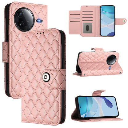 Rhombic Texture Flip Leather Phone Case with Lanyard, For Redmi K90 Max 5G, For Redmi A7 Pro 5G 171mm / Poco C81, For Redmi 15a 5G Global, For Redmi A5 4G 171.7mm / Poco C71 4G, For Redmi Turbo 5 5G Global / Poco X8 Pro                                 ...