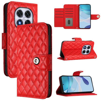 Rhombic Texture Flip Leather Phone Case with Lanyard, For Redmi K90 Max 5G, For Redmi A7 Pro 5G 171mm / Poco C81, For Redmi 15a 5G Global, For Redmi A5 4G 171.7mm / Poco C71 4G, For Redmi Turbo 5 5G Global / Poco X8 Pro                                 ...