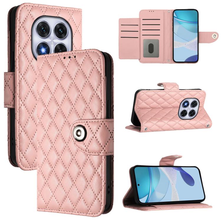 Rhombic Texture Flip Leather Phone Case with Lanyard, For Redmi K90 Max 5G, For Redmi A7 Pro 5G 171mm / Poco C81, For Redmi 15a 5G Global, For Redmi A5 4G 171.7mm / Poco C71 4G, For Redmi Turbo 5 5G Global / Poco X8 Pro                                 ...