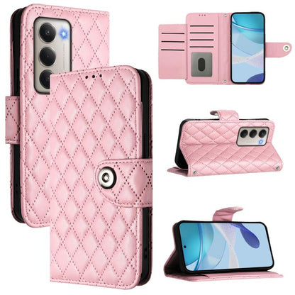 Rhombic Texture Flip Leather Phone Case with Lanyard, For Redmi K90 Max 5G, For Redmi A7 Pro 5G 171mm / Poco C81, For Redmi 15a 5G Global, For Redmi A5 4G 171.7mm / Poco C71 4G, For Redmi Turbo 5 5G Global / Poco X8 Pro                                 ...